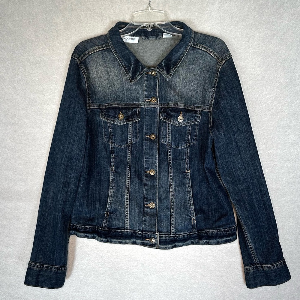 Liz Claiborne Dark Blue Jean Jacket